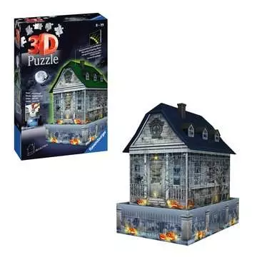 Gruselhaus bei Nacht 216p 3D Puzzle®;Night Edition - bilde 3 - Ravensburger