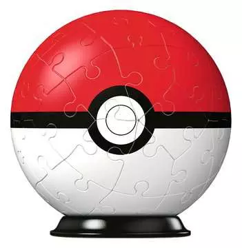 Puzzle-Ball Pokémon: Poké Ball červený 54 dílků 3D Puzzle;3D Puzzle-Balls - obrázek 2 - Ravensburger