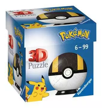 Pokémon Hyperball negra 3D Puzzle;Puzzle-Ball - imagen 1 - Ravensburger