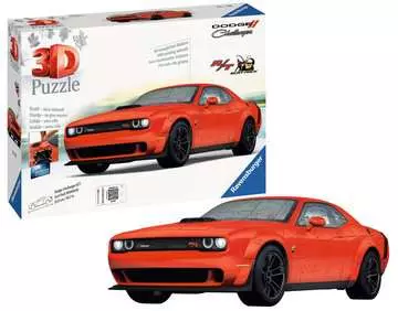 Puzzle 3D Dodge Challenger R/T Scat Pack Widebody 3D puzzels;Puzzle 3D Spéciaux - Image 3 - Ravensburger