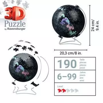 3D Globo Estrellas Glow in the dark 180 piezas 3D Puzzle;Puzzle-Ball - imagen 5 - Ravensburger