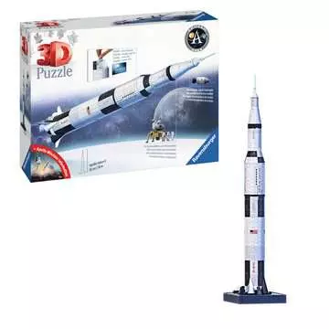 Apollo Saturn V Rocket 3D Puzzle®;Former - bilde 3 - Ravensburger