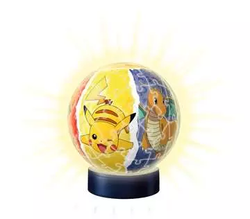Pokémon met verlichting 3D puzzels;3D Puzzle Ball - image 2 - Ravensburger
