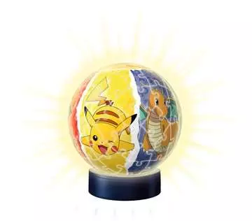 3D Puzzle Nightlight Pokémon 72pcs 3D Puzzle®;Night Edition - bild 2 - Ravensburger