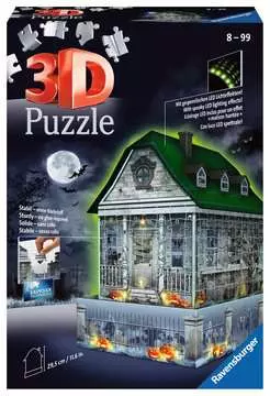 Haunted House - Night Edition Puzzles 3D;Monuments puzzle 3D - Image 1 - Ravensburger