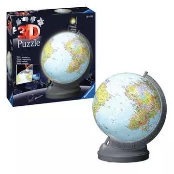 Puzzle 3D Globe illuminé 540 p 3D puzzels;Puzzle 3D Ball - Image 3 - Ravensburger