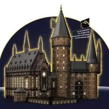 Hogwarts Castle – The Great Hall – Night Edition 3D Puzzle;Night Edition - immagine 8 - Ravensburger