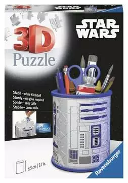 Star Wars R2D2 Pencil Holder 3D Puzzle®;Former - Billede 1 - Ravensburger