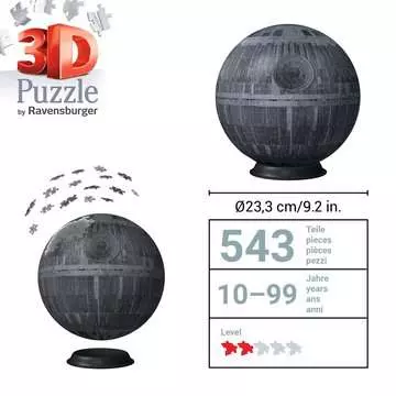 Puzzle 3D Ball 540 p - Etoile de la mort / Star Wars 3D puzzels;Puzzle 3D Ball - Image 5 - Ravensburger