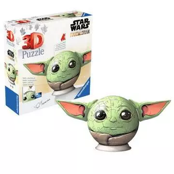 Puzzle-Ball Star Wars: Baby Yoda s ušima 72 dílků 3D Puzzle;3D Puzzle-Balls - obrázek 3 - Ravensburger