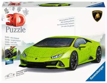 Lamborghini Huracán Evo zelené 108 dílků 3D Puzzle;3D Puzzle Vozidla - obrázek 1 - Ravensburger