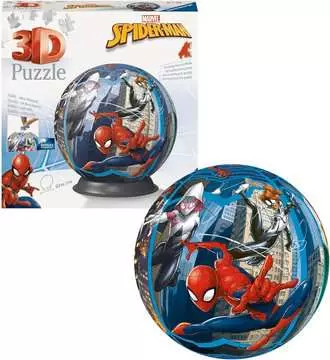 Puzzle 3D Ball 72 p - Spider-man 3D puzzels;Puzzle 3D Ball - Image 3 - Ravensburger