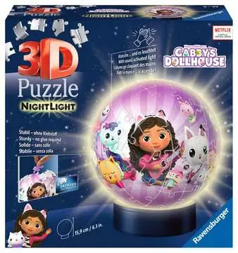 Gabby s Dollhouse 3D puzzels;3D Puzzle Ball - image 1 - Ravensburger