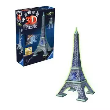 Eiffelova věž výroční edice (Noční edice) 3D Puzzle;3D Puzzle Budovy - obrázek 3 - Ravensburger