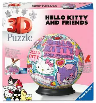 Hello Kitty 3D Puzzle, 72pc 3D Puzzle®;Palapelipallot - Kuva 1 - Ravensburger