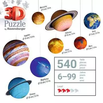 Solar System 27/54/72/108p 3D Puzzles;3D Puzzle Balls - image 13 - Ravensburger