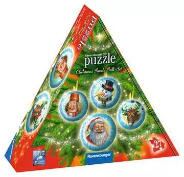 ŚWIĄTECZNE BOMBKI 3D 27EL Puzzle 3D;Puzzle Kuliste - Zdjęcie 1 - Ravensburger