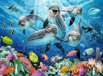 Puzzle 500 p - Dauphins sur le récif de corail Puzzles;Puzzles pour adultes - Image 2 - Ravensburger