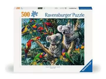 Puzzle 500 p - Koalas dans l arbre Puzzles;Puzzles pour adultes - Image 1 - Ravensburger