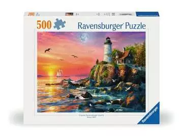 Lighthouse at Sunset Jigsaw Puzzles;Adult Puzzles - image 1 - Ravensburger