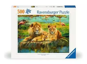 Pz Lions dans la savane 500p Puzzles;Puzzles pour adultes - Image 1 - Ravensburger