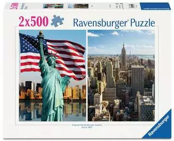 New York 2 x 500 Puzzle;Puzzle da Adulti - immagine 1 - Ravensburger