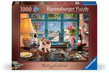 12000330  子猫とパズル 1000ピース パズル;大人向けパズル - 画像 1 - Ravensburger