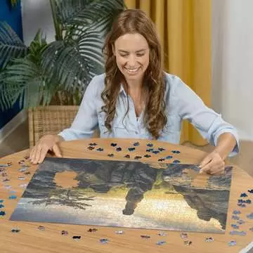 Labské Pískovce za rozbřesku 1000 dílků 2D Puzzle;Puzzle pro dospělé - obrázek 3 - Ravensburger