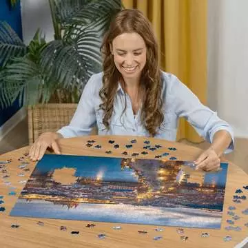 Praha v noci 1000 dílků 2D Puzzle;Puzzle pro dospělé - obrázek 3 - Ravensburger