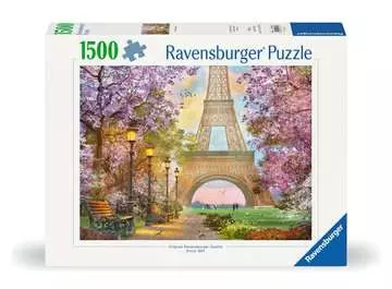 Puzzle 1500 p - Amour à Paris Puzzles;Puzzles pour adultes - Image 1 - Ravensburger