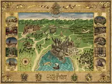 Puzzle 1500 p - La carte de Poudlard / Harry Potter Puzzles;Puzzles pour adultes - Image 1 - Ravensburger