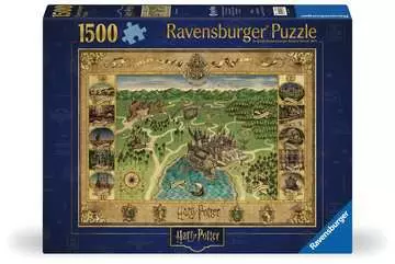 Puzzle 1500 p - La carte de Poudlard / Harry Potter Puzzles;Puzzles pour adultes - Image 1 - Ravensburger