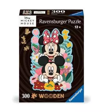 Puzzle en bois - Forme - 300 p - Mickey et Minnie Puzzle;Puzzles adultes - Image 1 - Ravensburger