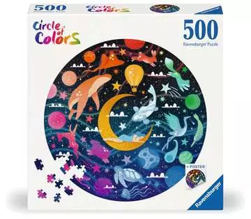 Puzzle rond 500 p - Rêves (Circle of Colors) Puzzle;Puzzles adultes - Image 1 - Ravensburger