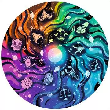 Puzzle rond 500 p - Astrologie (Circle of Colors) Puzzle;Puzzles adultes - Image 2 - Ravensburger