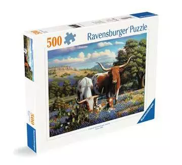 Loving Longhorns 500p Puzzle;Puzzles adultes - Image 1 - Ravensburger