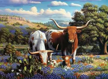 Loving Longhorns Jigsaw Puzzles;Adult Puzzles - image 2 - Ravensburger