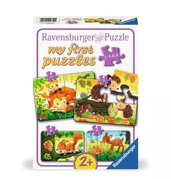 Moje první puzzle Lesní zvířata 2/4/6/8 dílků 2D Puzzle;Dětské puzzle - obrázek 1 - Ravensburger