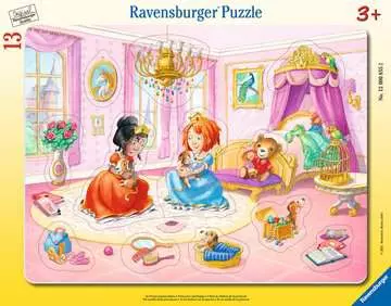 Princezny si hrají 14 dílků 2D Puzzle;Dětské puzzle - obrázek 1 - Ravensburger