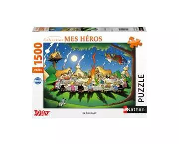 Nathan puzzle 1500 p - Le banquet / Astérix Puzzles;Puzzles pour adultes - Image 1 - Ravensburger