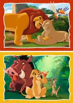 Puzzles 2x24 p - L histoire de la vie / Disney Le Roi Lion Puzzle;Puzzle enfants - Image 2 - Ravensburger