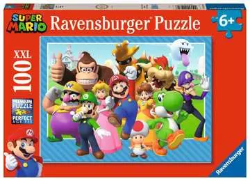 Super Mario s partou přátel 100 dílků 2D Puzzle;Dětské puzzle - obrázek 1 - Ravensburger