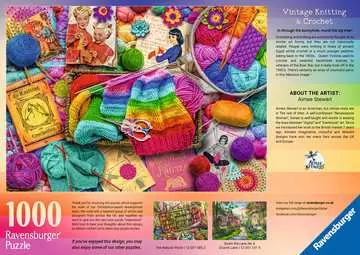 Vintage pletení a háčkování 1000 dílků 2D Puzzle;Puzzle pro dospělé - obrázek 3 - Ravensburger