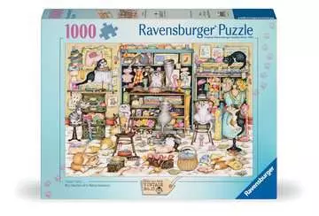 Hrátky rozdováděných koček v galanterii 1000 dílků 2D Puzzle;Puzzle pro dospělé - obrázek 1 - Ravensburger