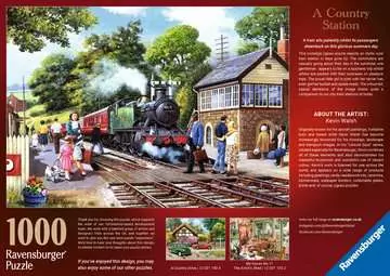 Vlaková zastávka na venkově 1000 dílků 2D Puzzle;Puzzle pro dospělé - obrázek 3 - Ravensburger
