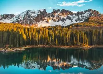 Jezero Karersee, Itálie 1000 dílků 2D Puzzle;Puzzle pro dospělé - obrázek 2 - Ravensburger