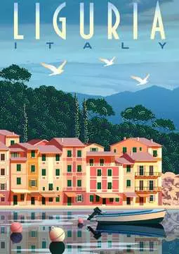 Pohlednice z Ligurie 1000 dílků 2D Puzzle;Puzzle pro dospělé - obrázek 2 - Ravensburger