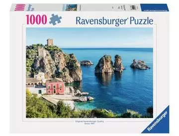 Sicilské pobřeží 1000 dílků 2D Puzzle;Puzzle pro dospělé - obrázek 1 - Ravensburger