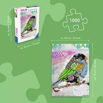 Swirly Bird Pussel;Vuxenpussel - bild 3 - Ravensburger