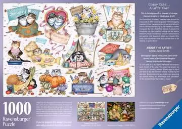 12001452 キャットカレンダー 1000ピース パズル;大人向けパズル - 画像 3 - Ravensburger